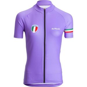 De Marchi Women's Tricolor Road Bike Cycling Jersey in X-Large Lavanda